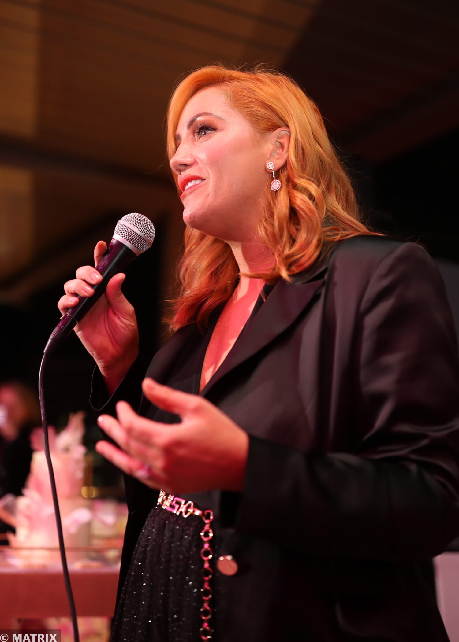 Jules did a speech