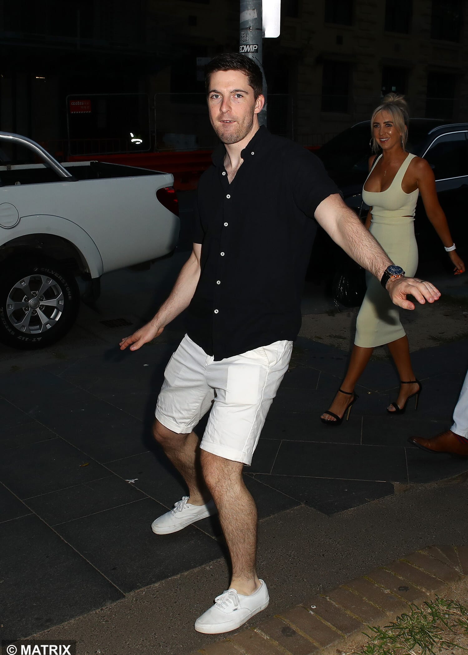 We snapped him in Sydney on Feb 7