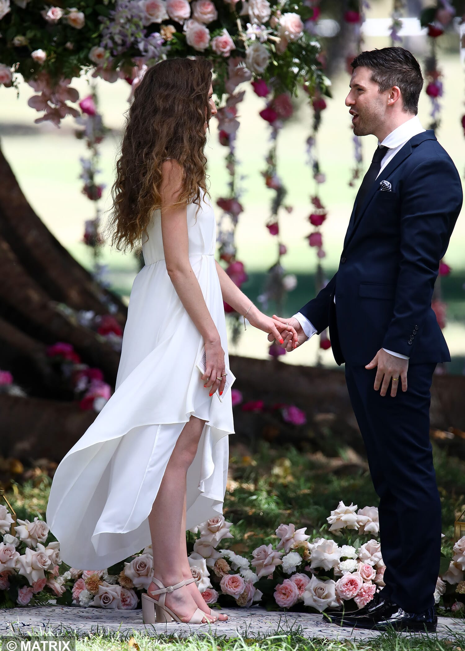 Patrick took Belinda's hand