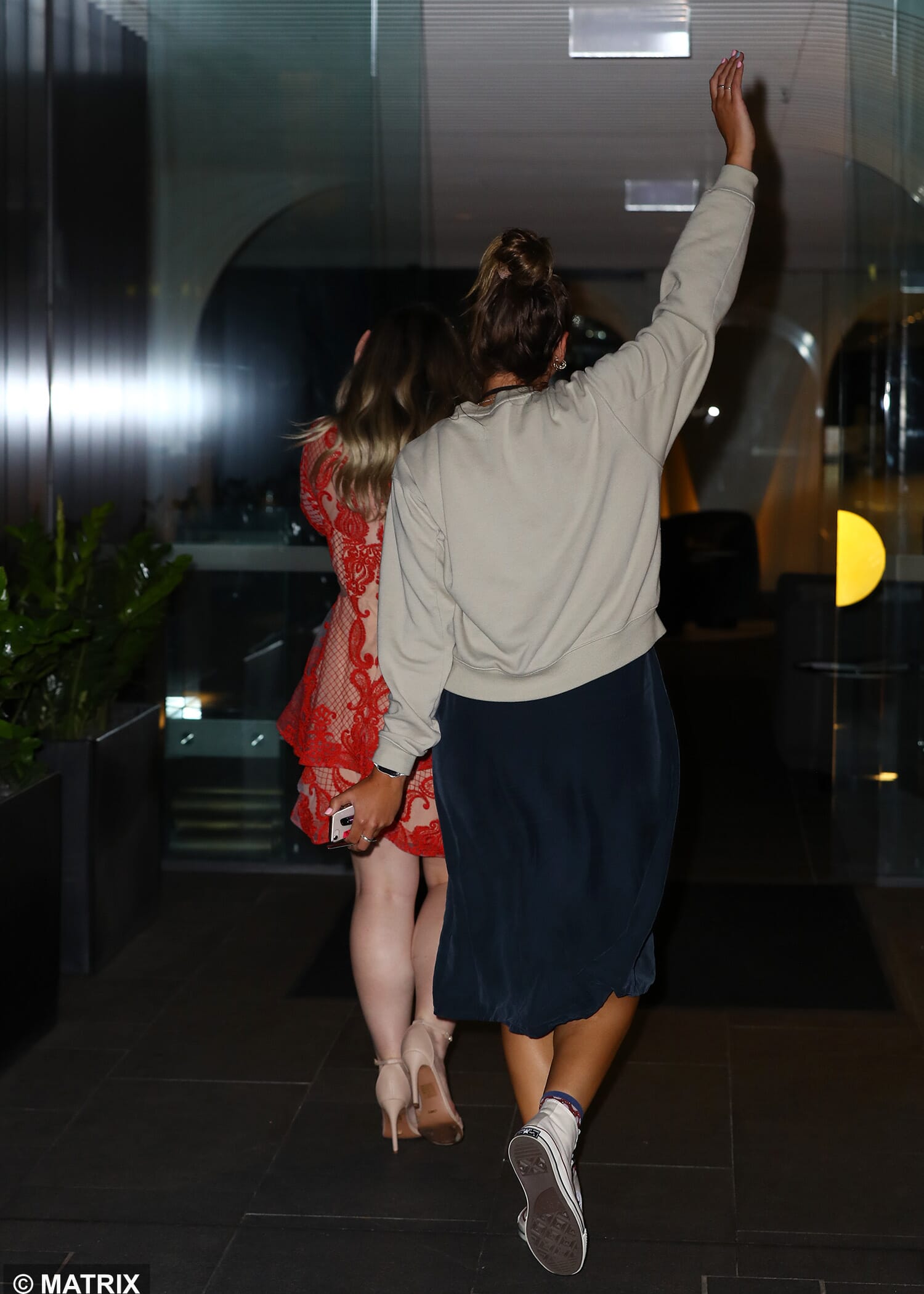 Melissa failed to sit with the girls and stormed past them as she returned home