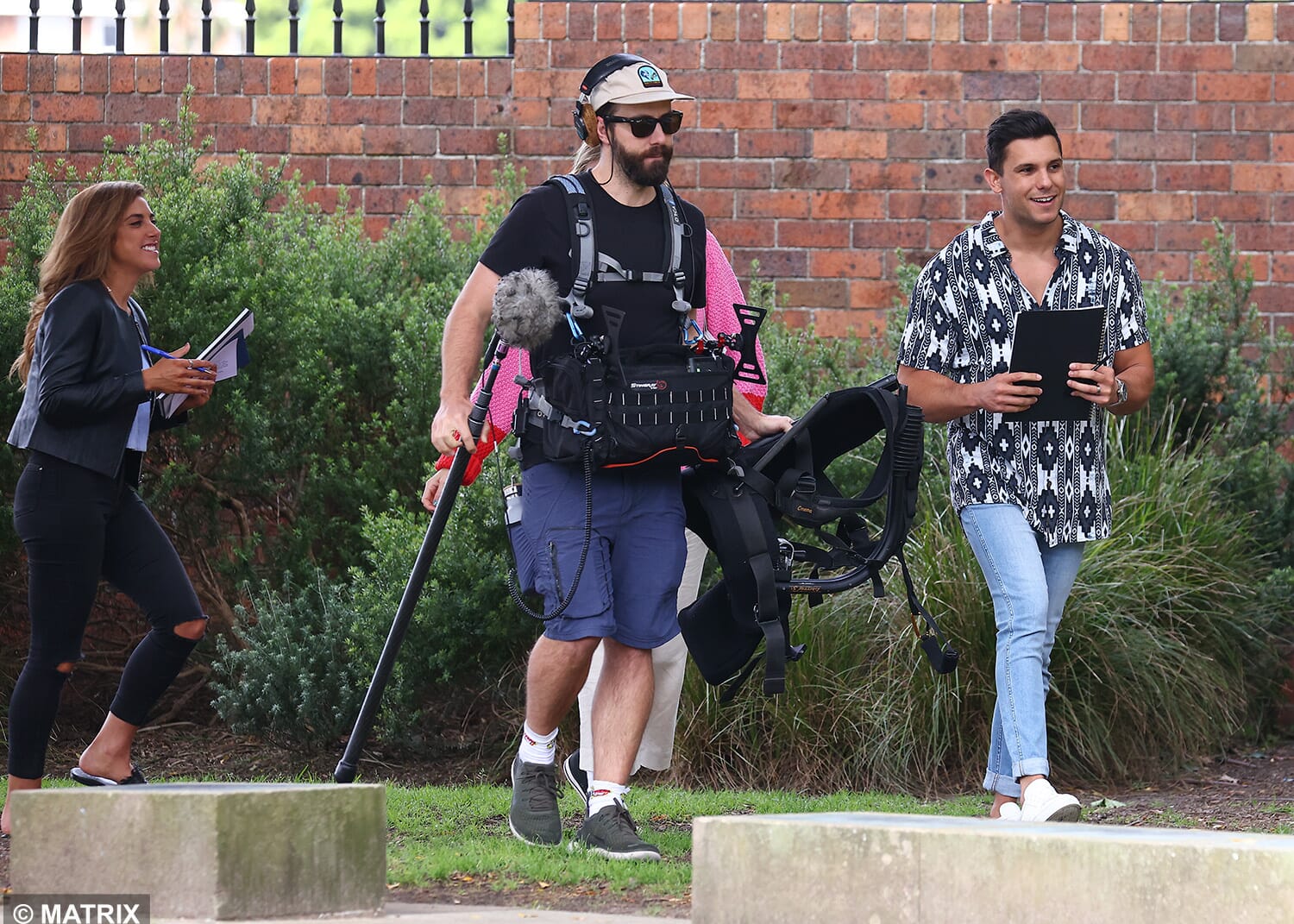 Johnny then went off on his own to film his shots