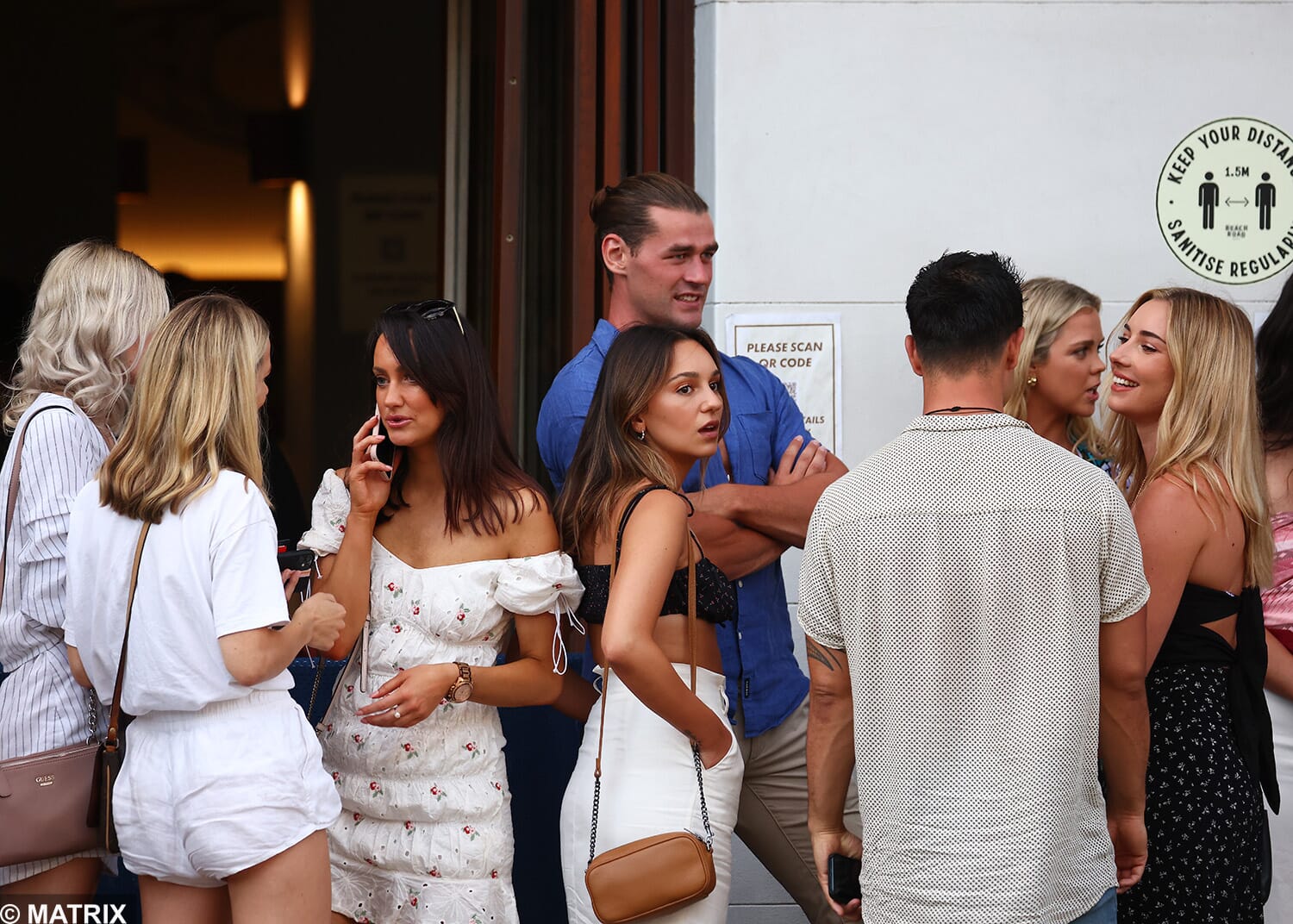 Whenever they're with mates, they're always inseparable