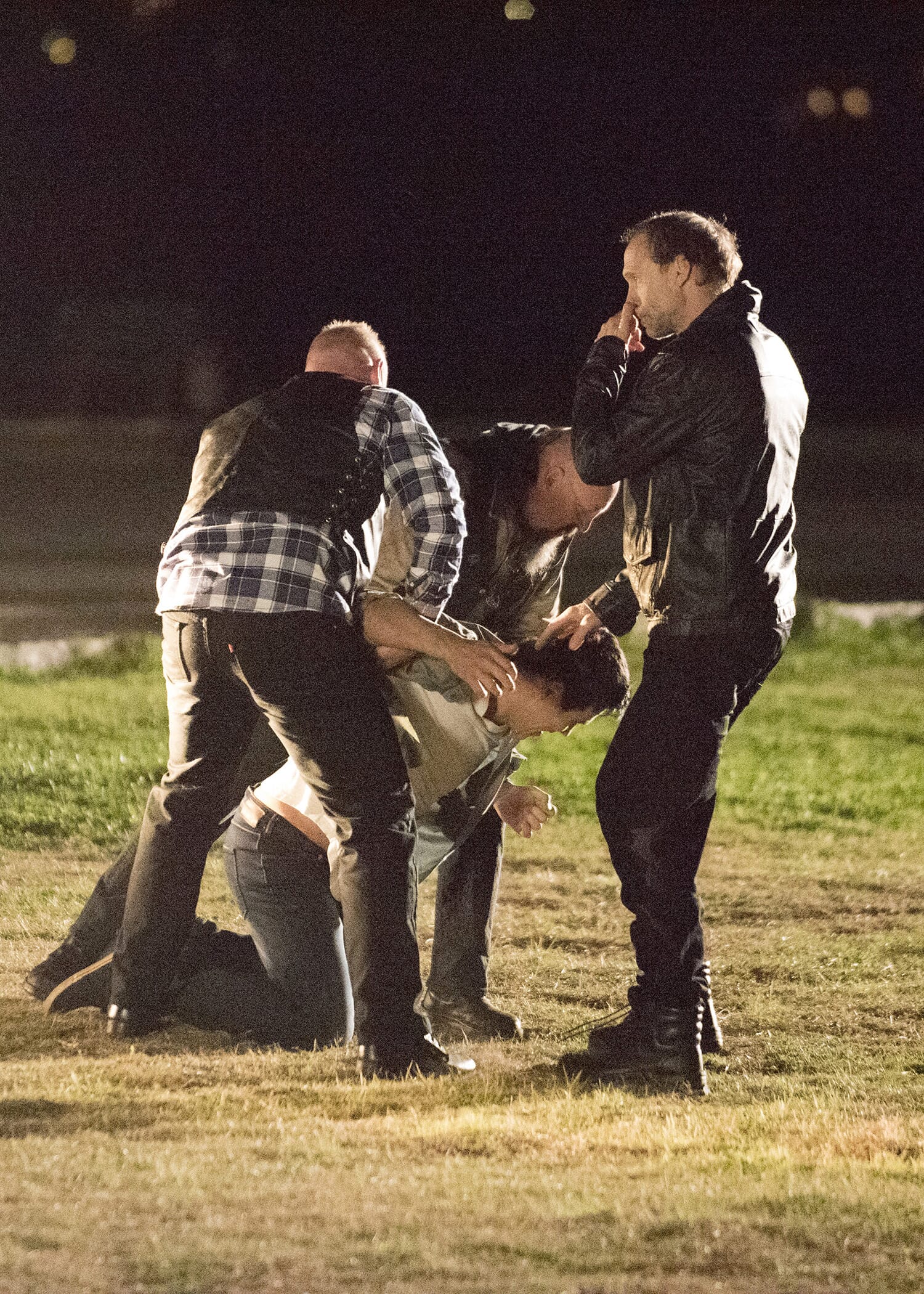 Bikies assault a man