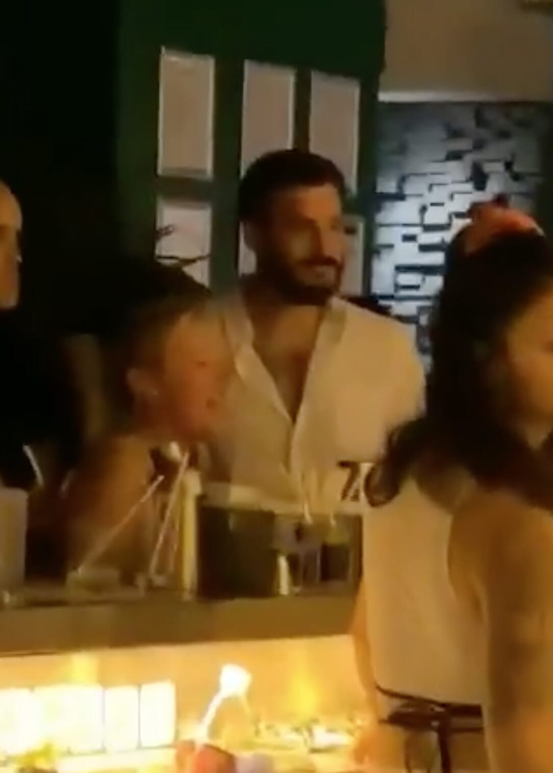Locky was spotted out in Perth on Sunday with a female friend