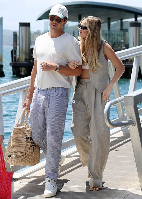 Pictured: Margot Robbie and her husband Tom Ackerley