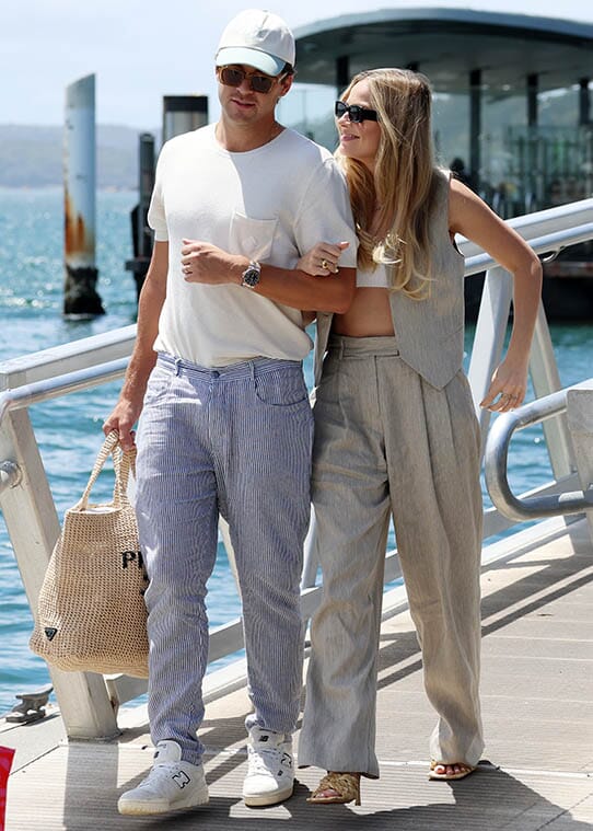 Pictured: Margot Robbie and her husband Tom Ackerley