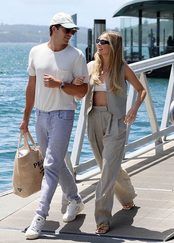 Pictured: Margot Robbie and her husband Tom Ackerley