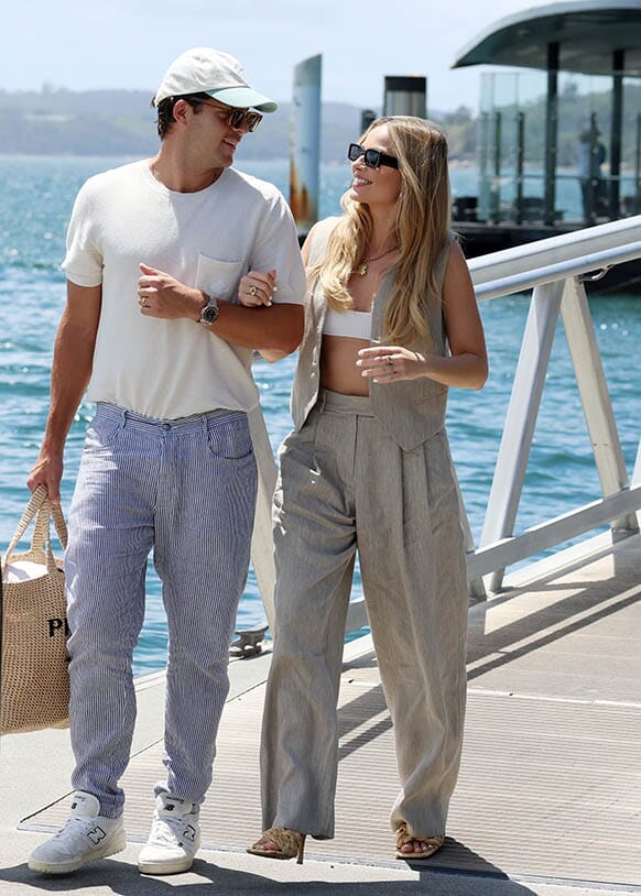 Pictured: Margot Robbie and her husband Tom Ackerley