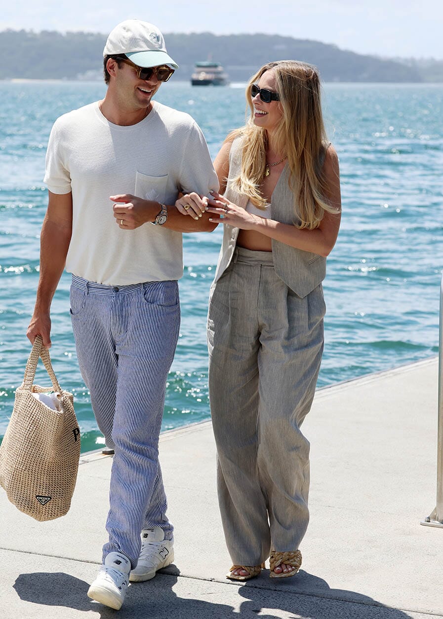 Pictured: Margot Robbie and her husband Tom Ackerley