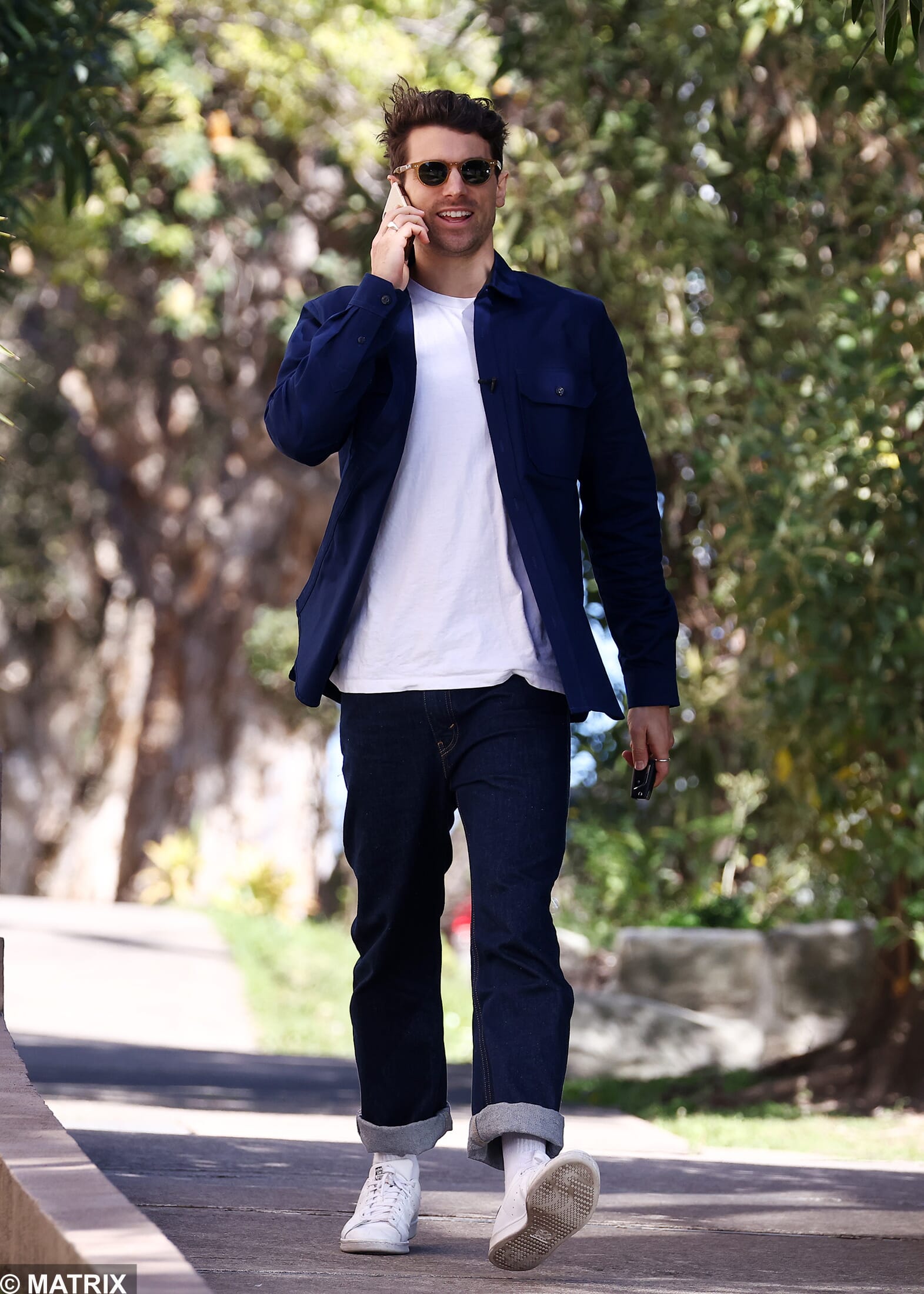 The Bachelor Australia's 5th season Bach Matty J walks down a street in Bondi