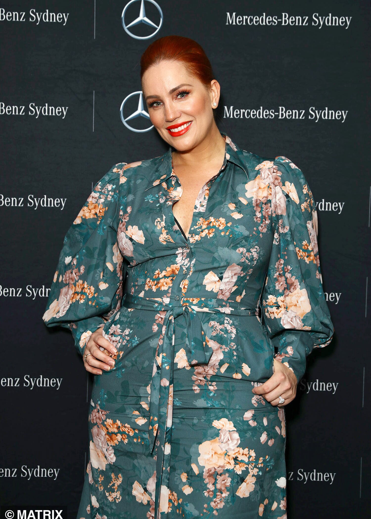 Here's Jules Robinson at the Women in Business luncheon on Wednesday