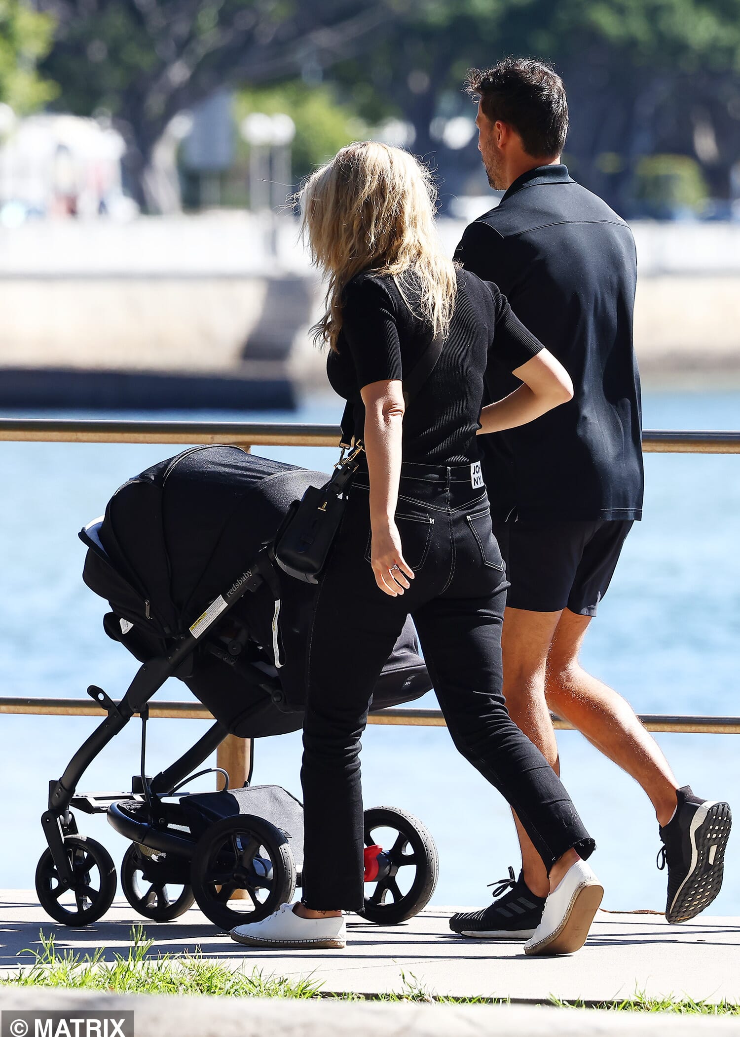Taking baby Elle for a walk
