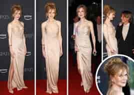 Nicole dazzles on Expats red carpet at the good old Paddo Verona Cinema.