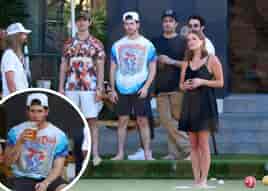 Just like locals! The Jonas Brothers bond over beers and games at Bondi Bowlo with Joe’s glam new flame Stormi Bree