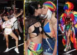 Thousands turn out for Sydney’s 46th annual Gay & Lesbian Mardi Gras Parade. Qantas pays tribute to Luke Davies and protesters crash the party.