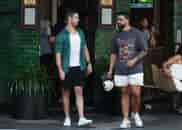 BOYS WHO LUNCH Just when you thought Double Bay couldn’t get worse, the MAFS grooms were spotted having a lads day out